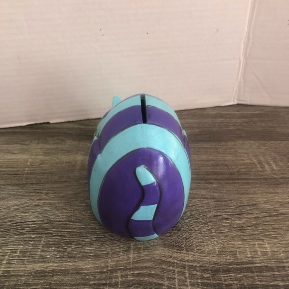 Vtg Pride Creations Striped Cat Coin Bank - Picture 4 of 11